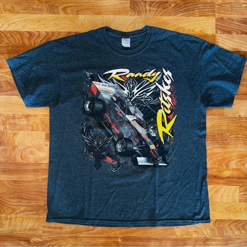 Vintage Randy Ritzkes Daratt Farms Racing #88 T Shirt Double Sided Mens Size XL